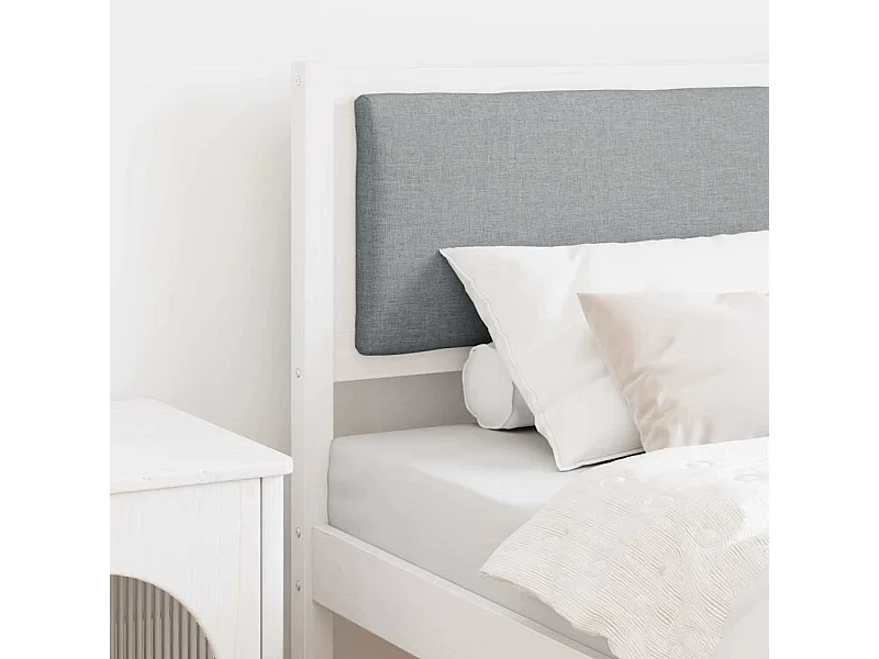 Cabeceira Outros Branco 80 cm Madeira de pinho maciça