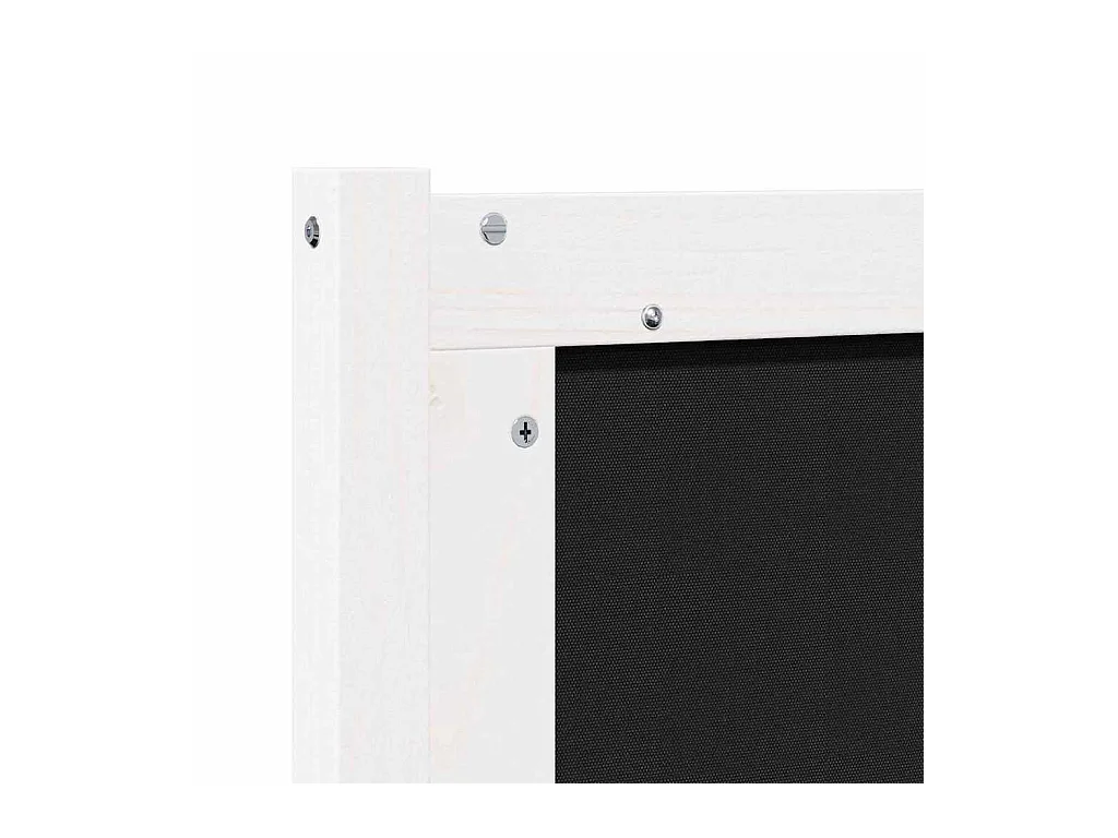 Cabeceira Outros Branco 80 cm Madeira de pinho maciça