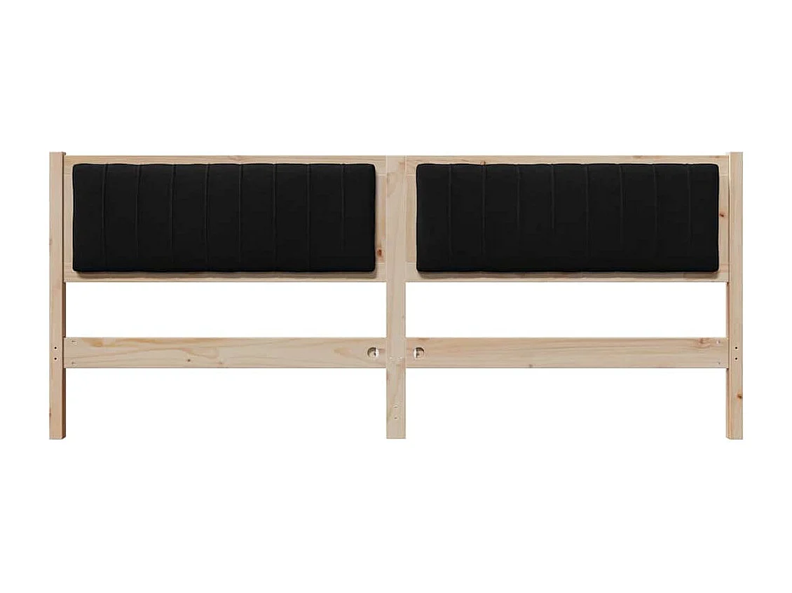 Cabeceira estofada com cabeceira Castanho 200 cm