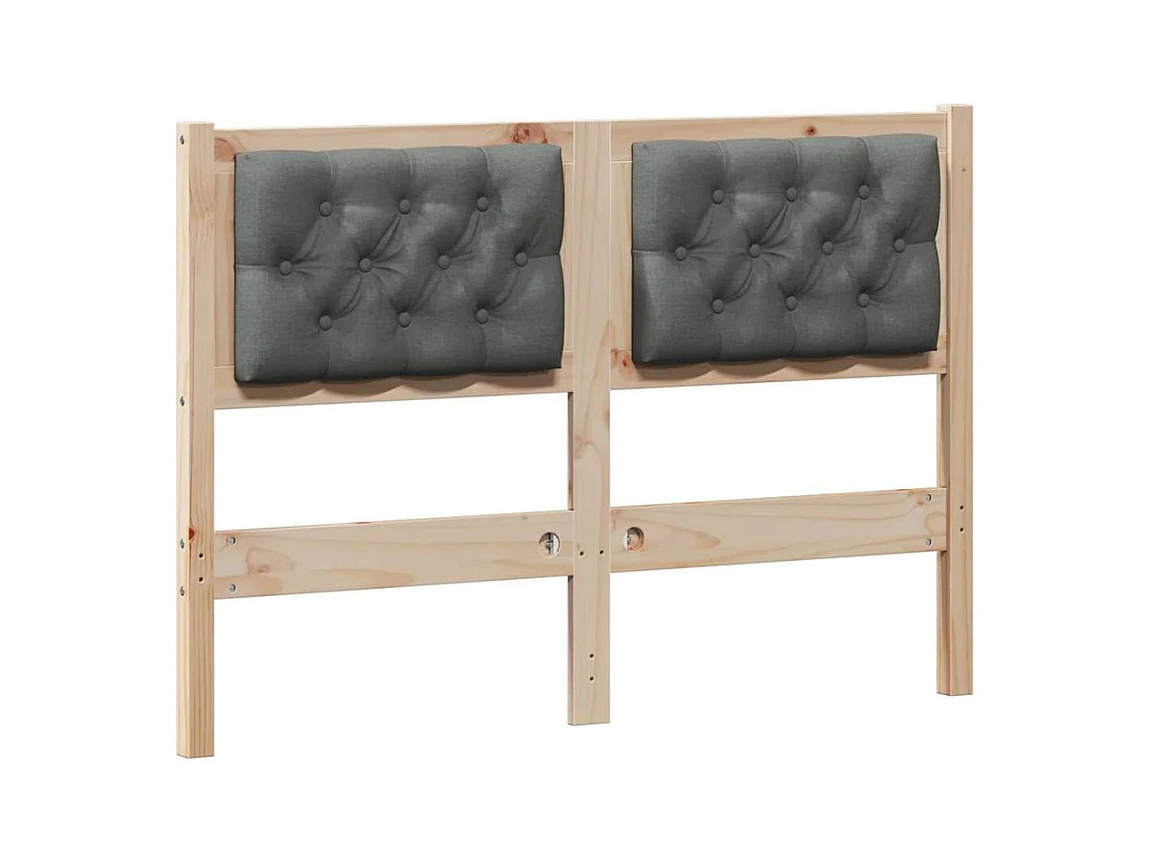 Cabeceira Outros castanho e cinzento-escuro 120 cm