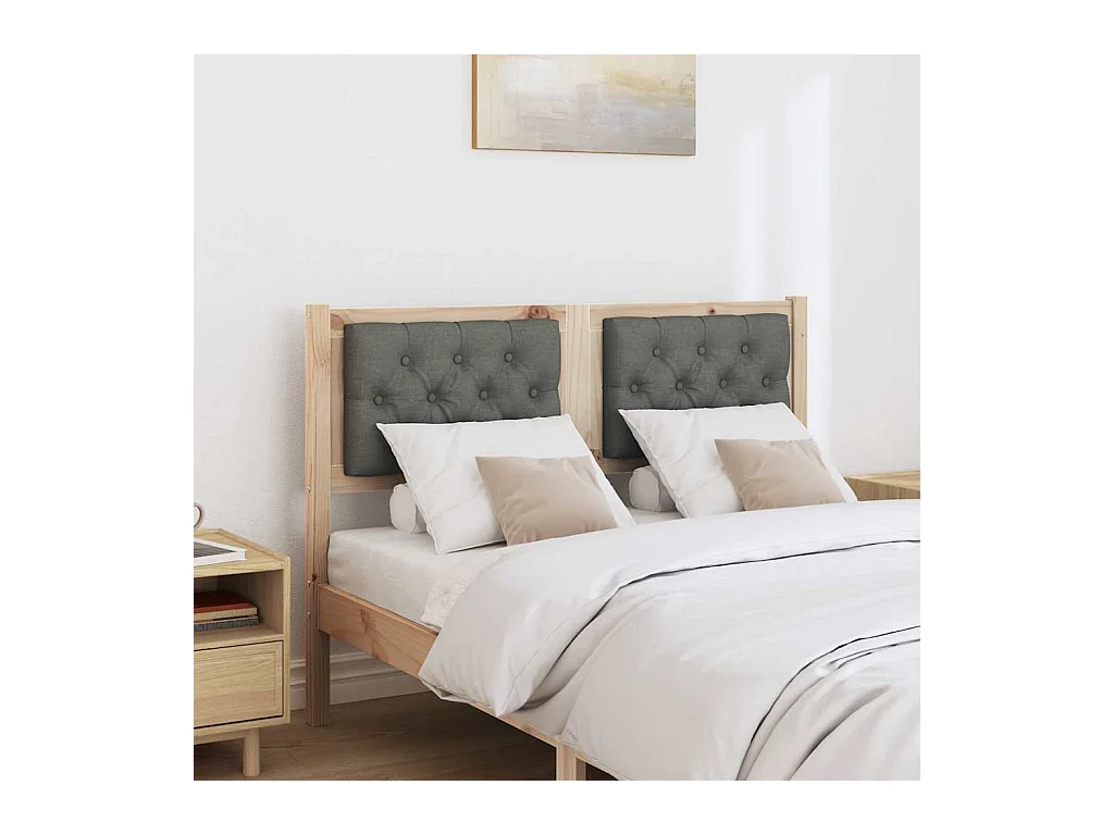 Cabeceira Outros castanho e cinzento-escuro 120 cm