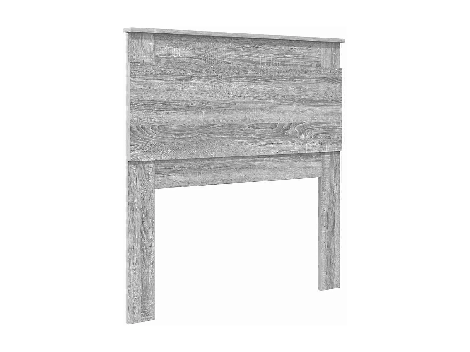 Cabeceira com cabeceira Cinza Sonoma 75 cm Madeira processada