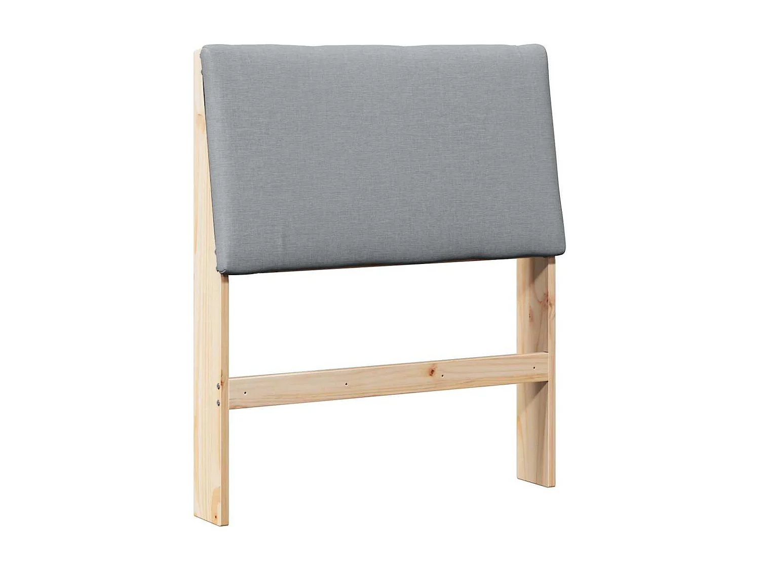 Cabeceira estofada Cinzento-claro 80 cm