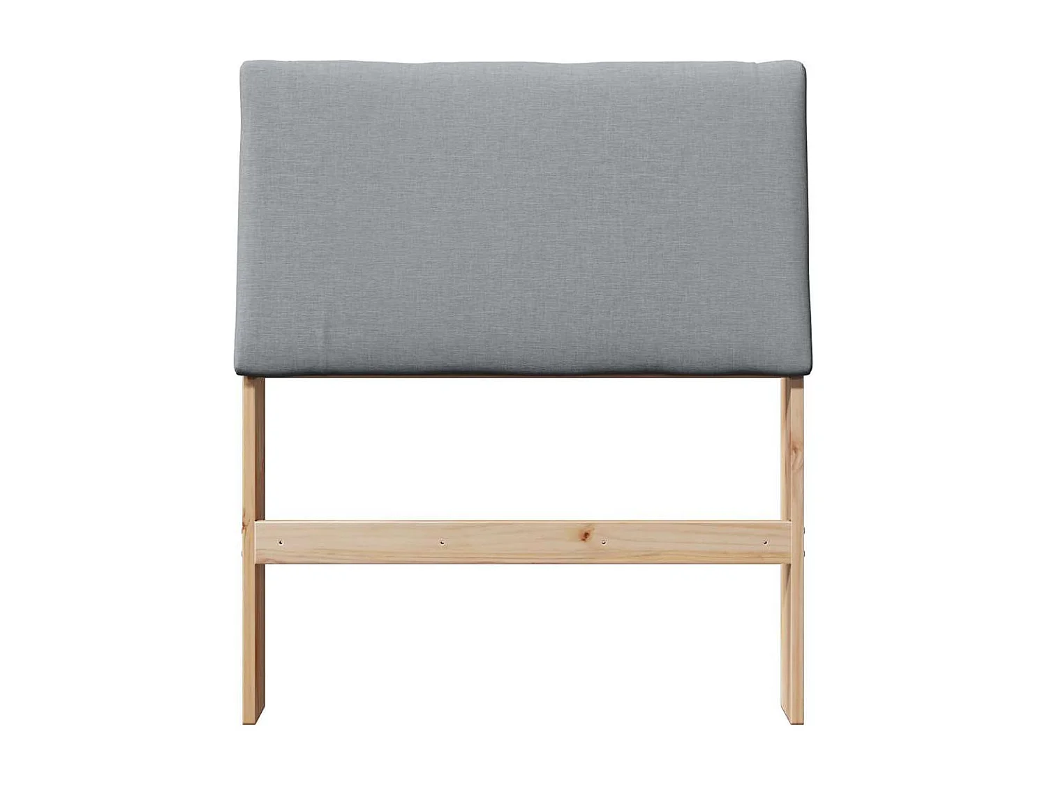 Cabeceira estofada Cinzento-claro 80 cm