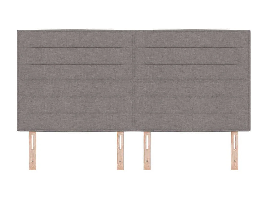 Cabecero LED con luces de tiras LED Manual Taupé 180 cm tela