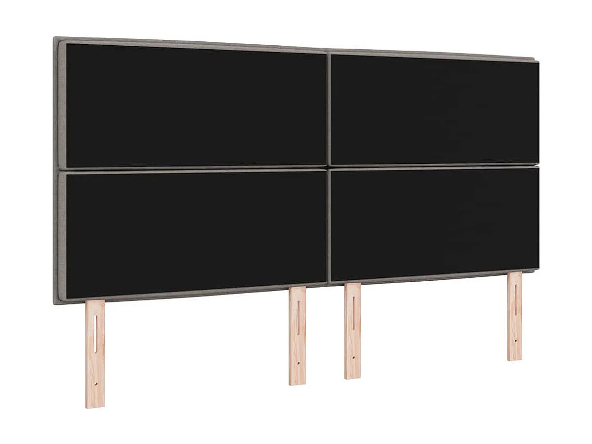 Cabecero LED con luces de tiras LED Manual Taupé 180 cm tela