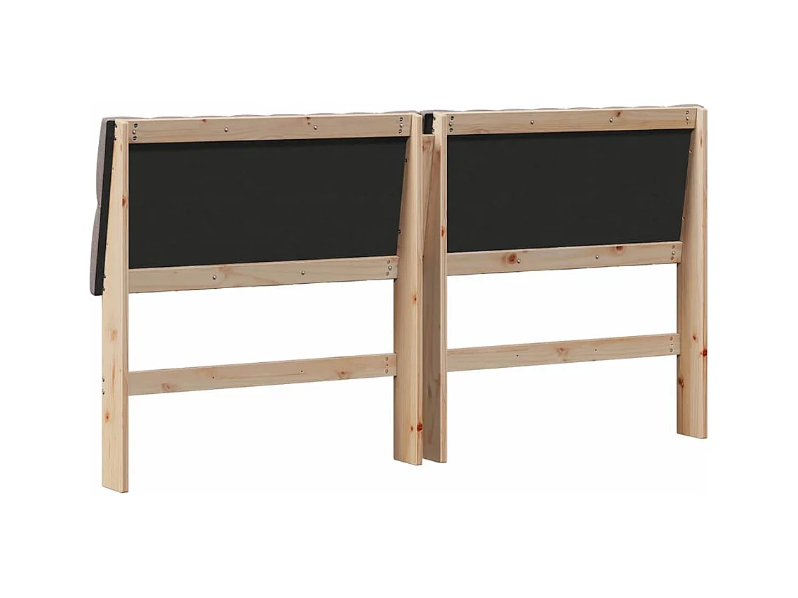 Cabeceira estofada Cinzento-acastanhado 180 cm