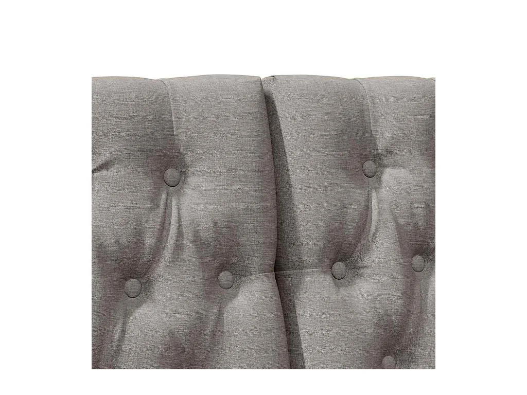 Cabeceira estofada Cinzento-acastanhado 180 cm