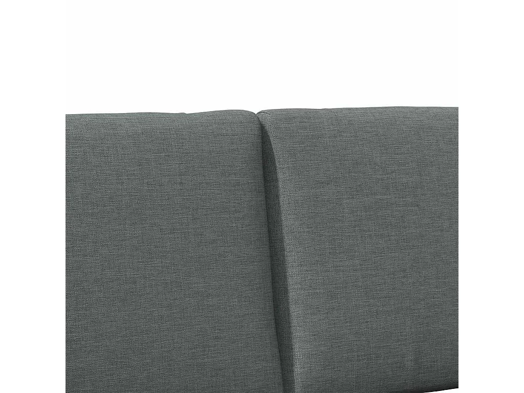Cabeceira estofada Cinza Escuro 140 cm