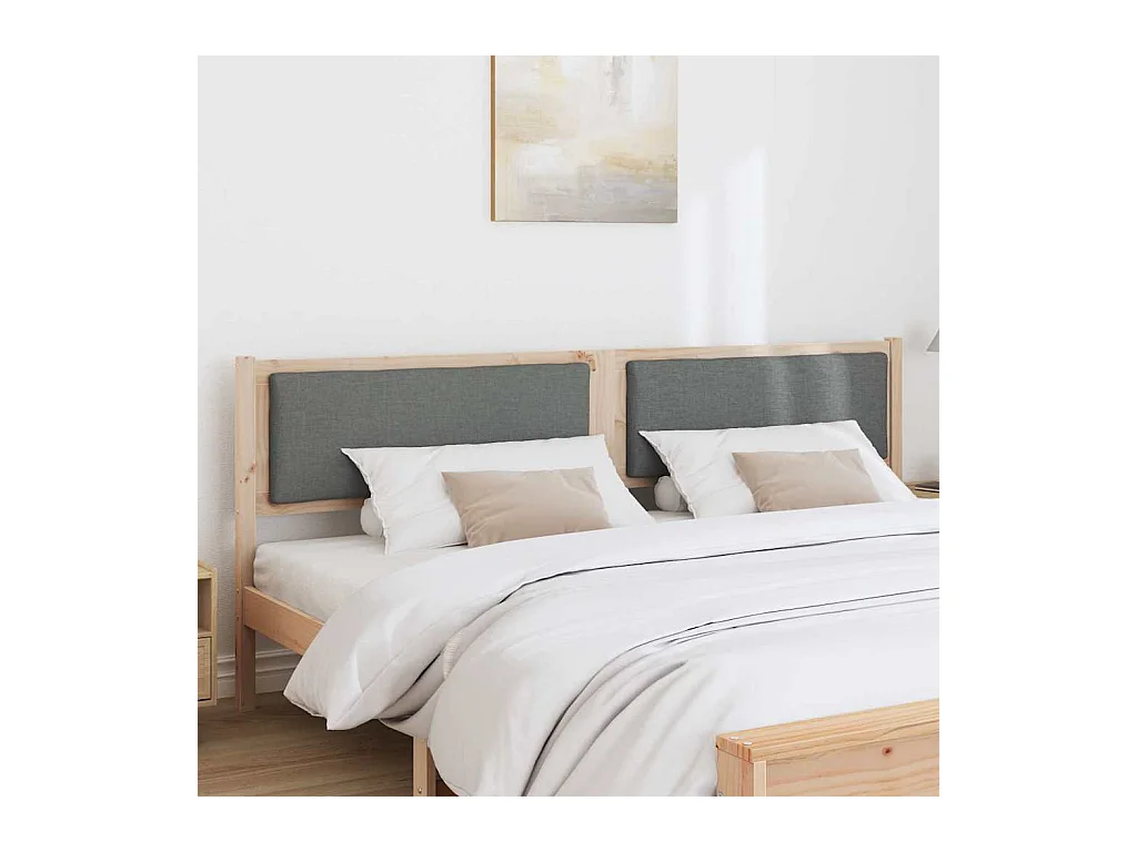 Tête de lit Autre Marron 200 cm Bois massif en pin