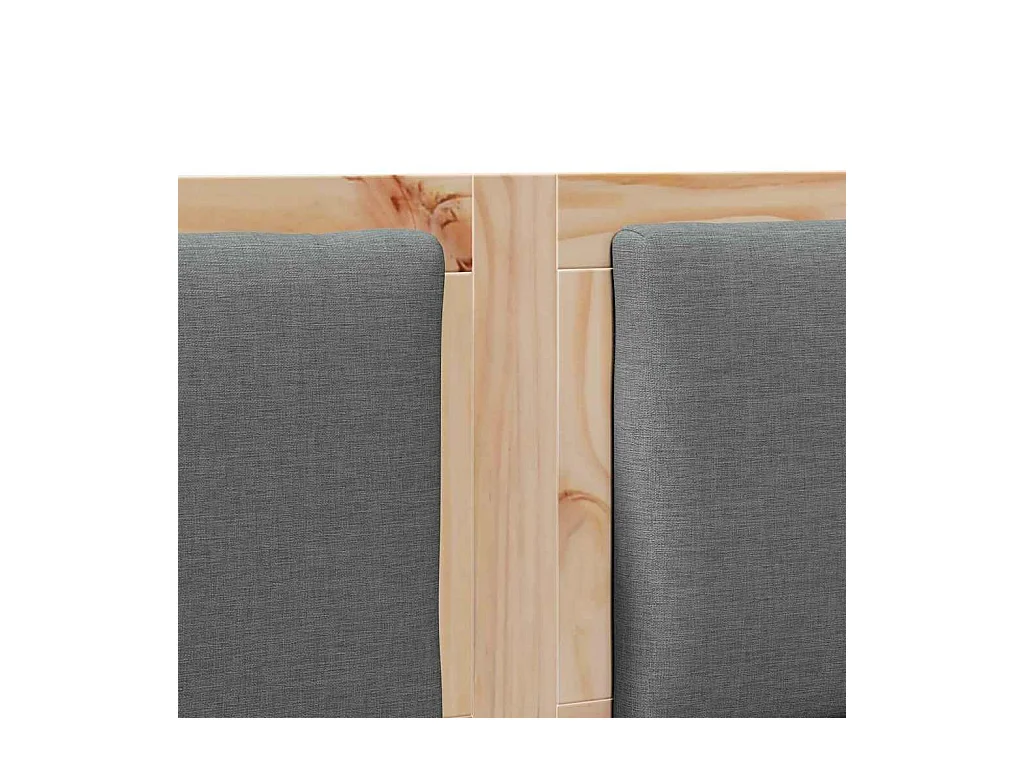 Tête de lit Autre Marron 200 cm Bois massif en pin