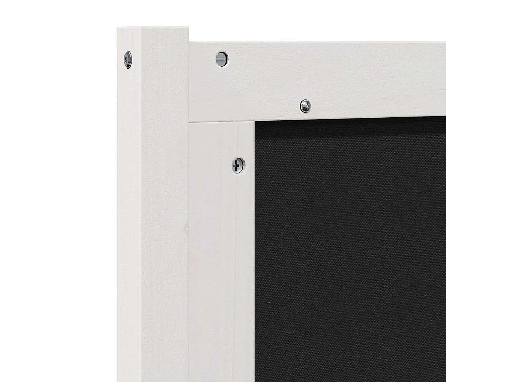 Cabeceira estofada com cabeceira Branco 180 cm