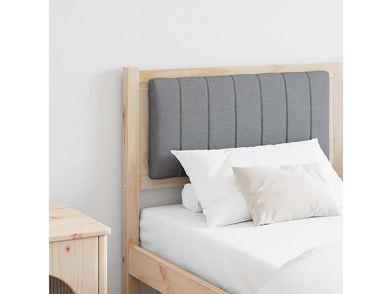 Tête de lit capitonnée avec tête de lit Marron 150 cm