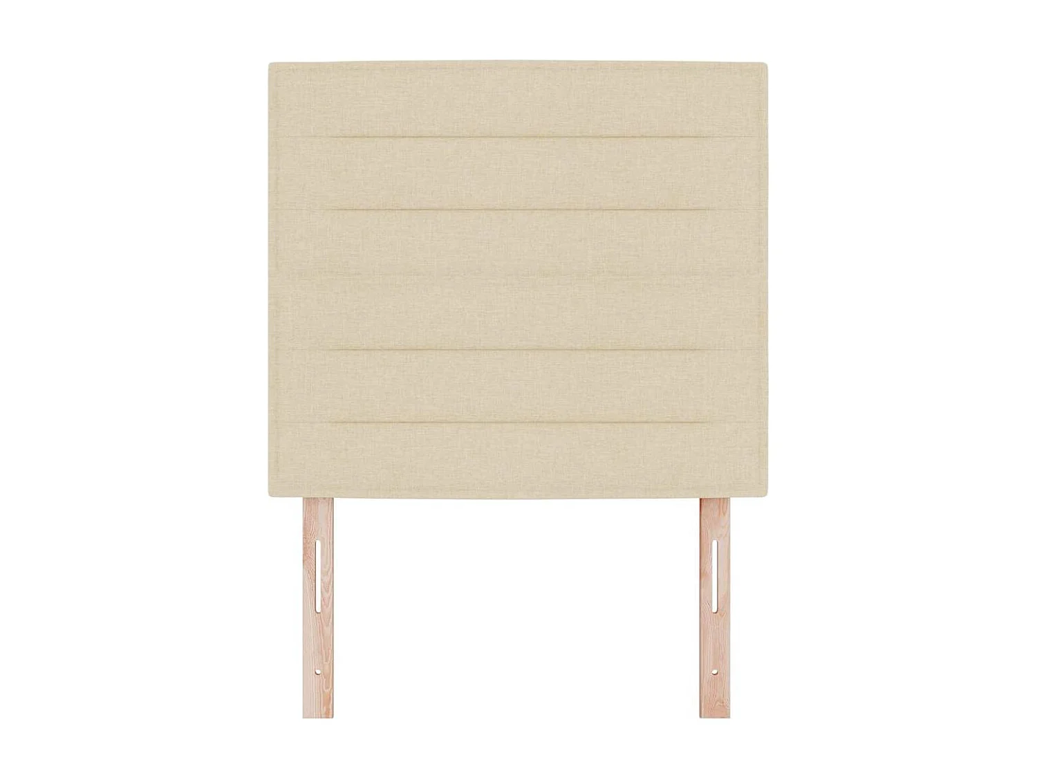 Tête de lit LED avec des lumières à LED Crème 90 cm tissu