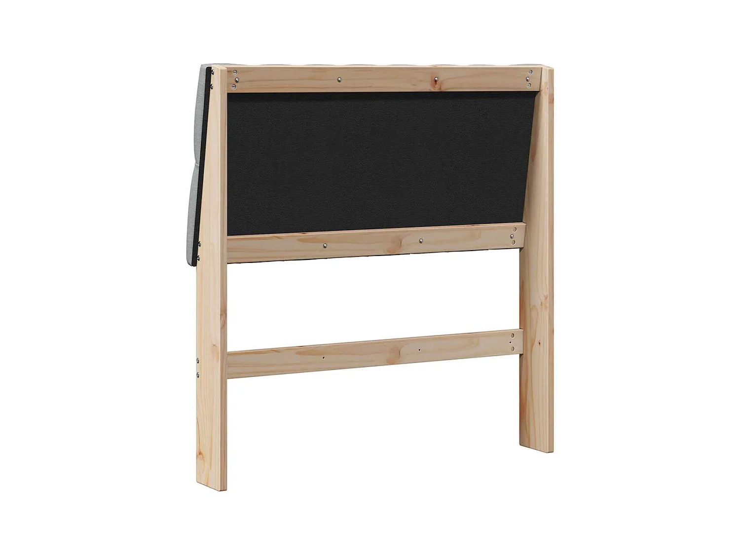 Cabeceira estofada Cinzento-claro 90 cm