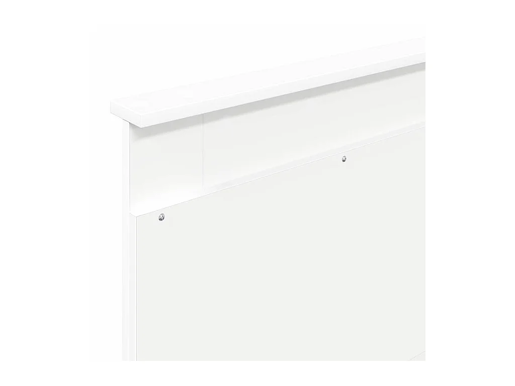 Tête de lit avec tête de lit Blanc 75 cm Bois d'ingénierie