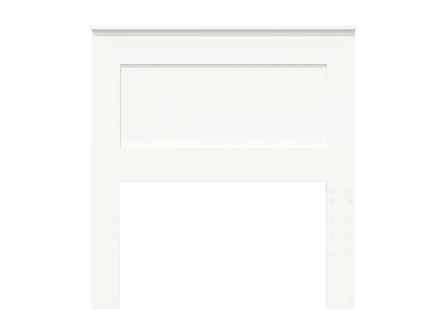 Cabeceira com cabeceira Branco 75 cm Madeira processada