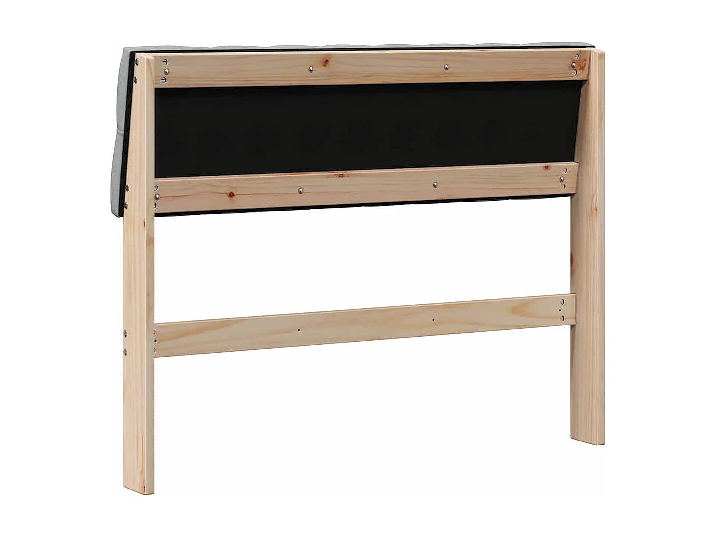 Cabeceira estofada Cinzento-claro 100 cm