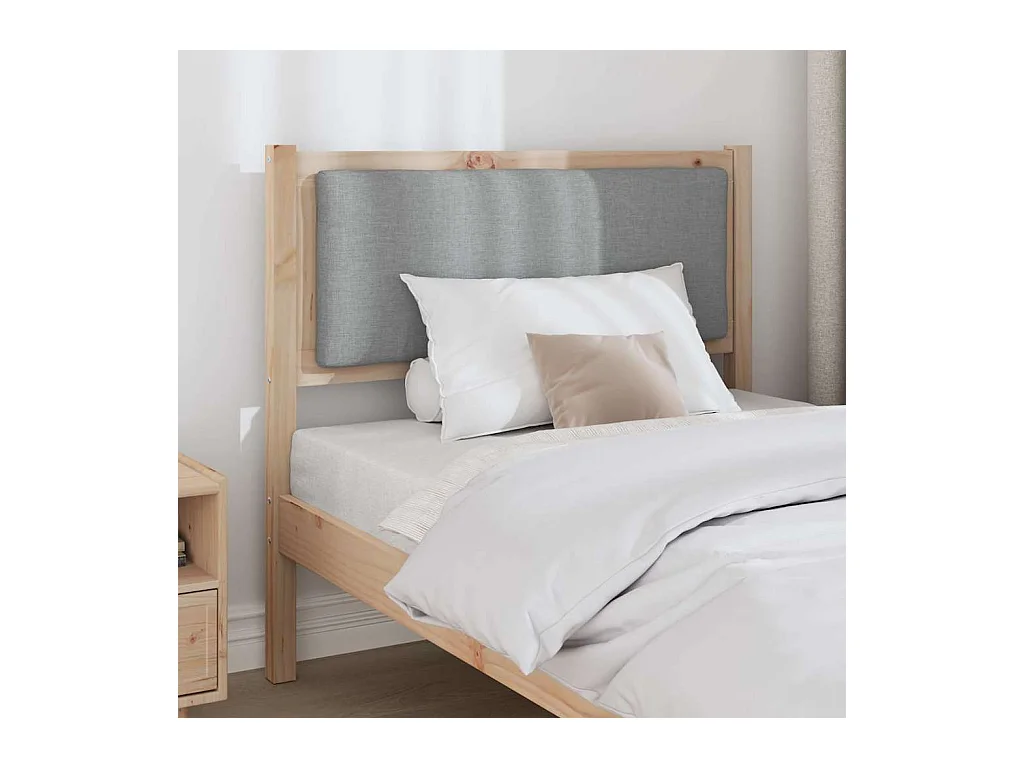 Cabecero Otro Marrón 90 cm Madera maciza de pino