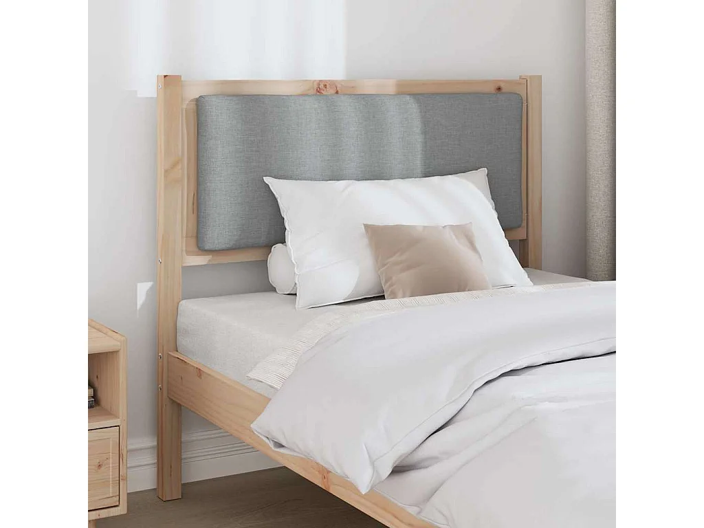 Cabeceira Outros Castanho 90 cm Madeira de pinho maciça