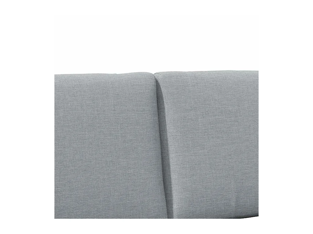Cabeceira estofada Cinzento-claro 200 cm