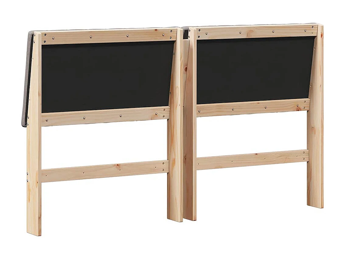 Cabeceira estofada Cinzento-acastanhado 160 cm