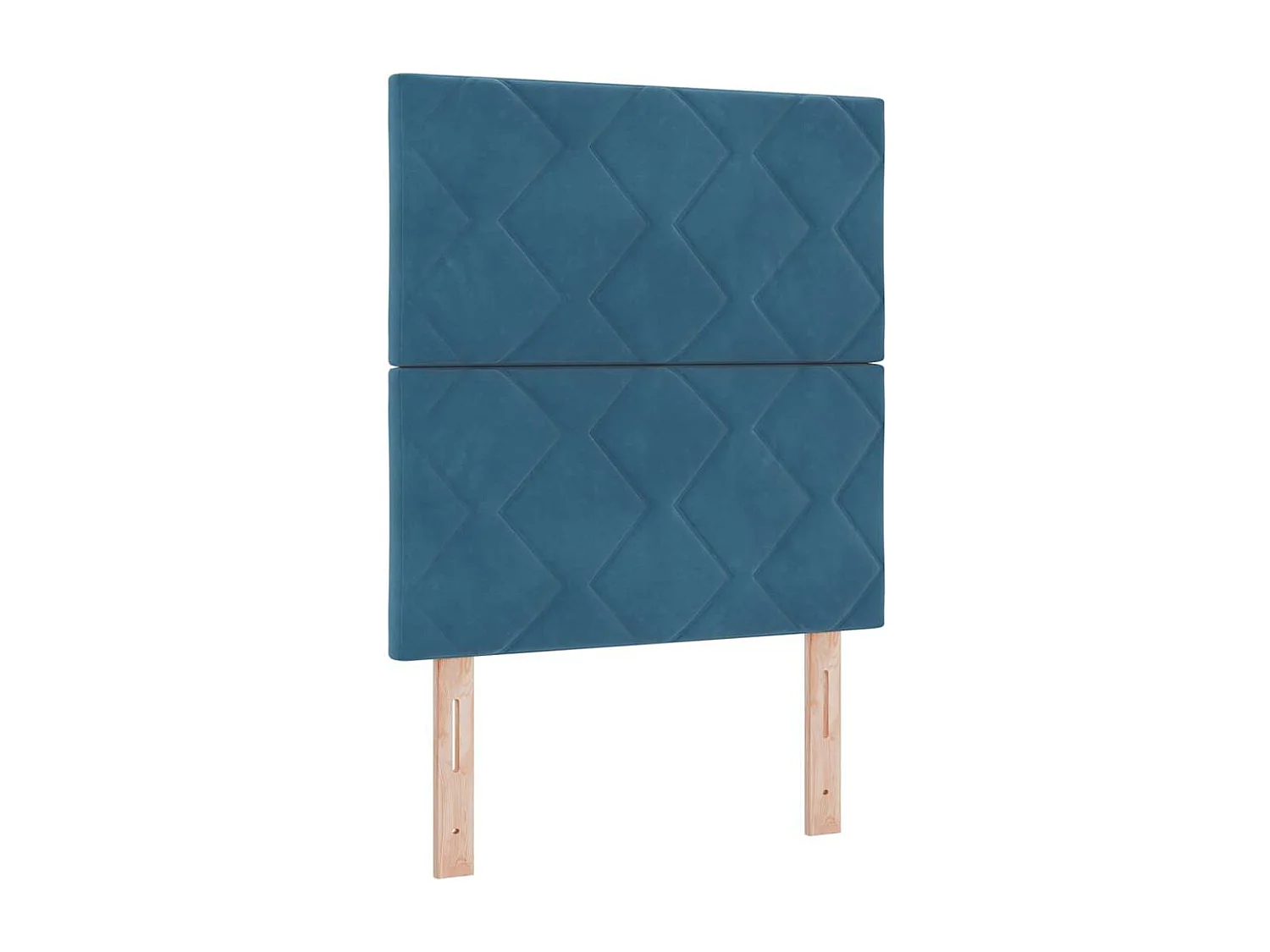 Cabecero Montaje en la pared Azul oscuro 80 cm Terciopelo