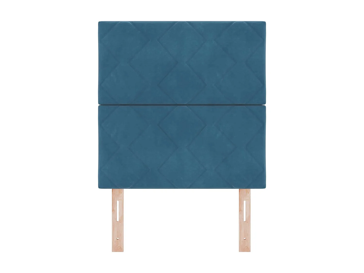 Cabecero Montaje en la pared Azul oscuro 80 cm Terciopelo