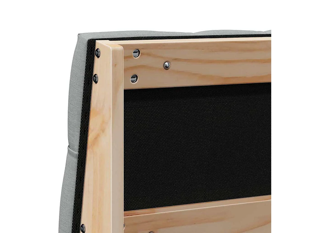 Cabeceira estofada Cinzento-claro 180 cm