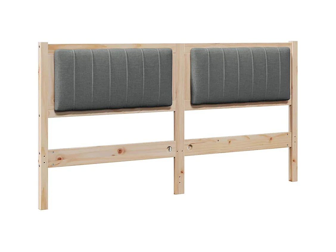 Cabeceira estofada com cabeceira Castanho 150 cm