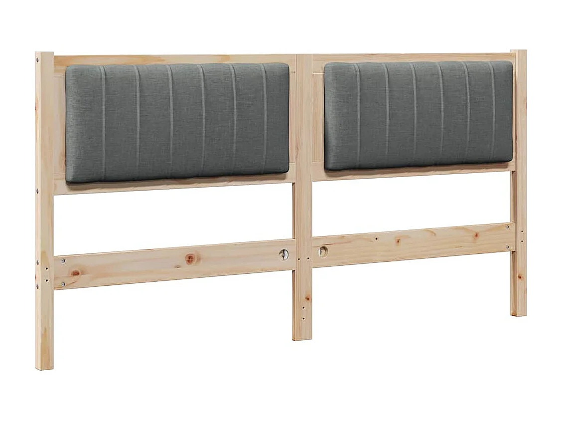 Cabeceira estofada com cabeceira Castanho 150 cm