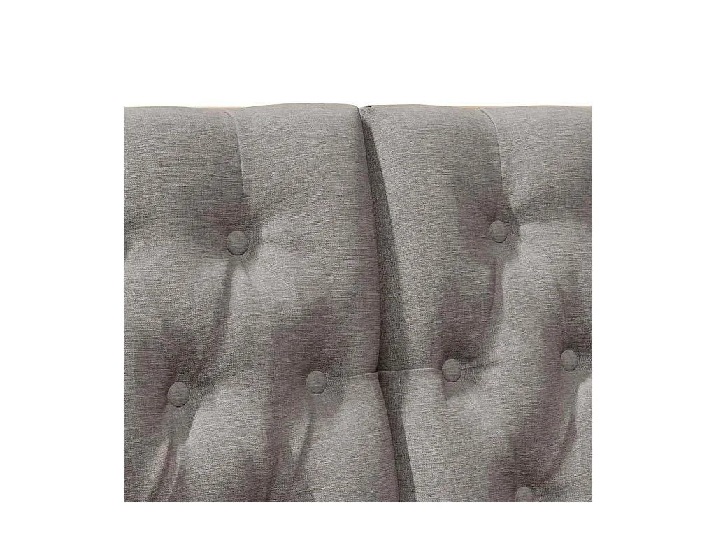 Cabeceira estofada Cinzento-acastanhado 120 cm