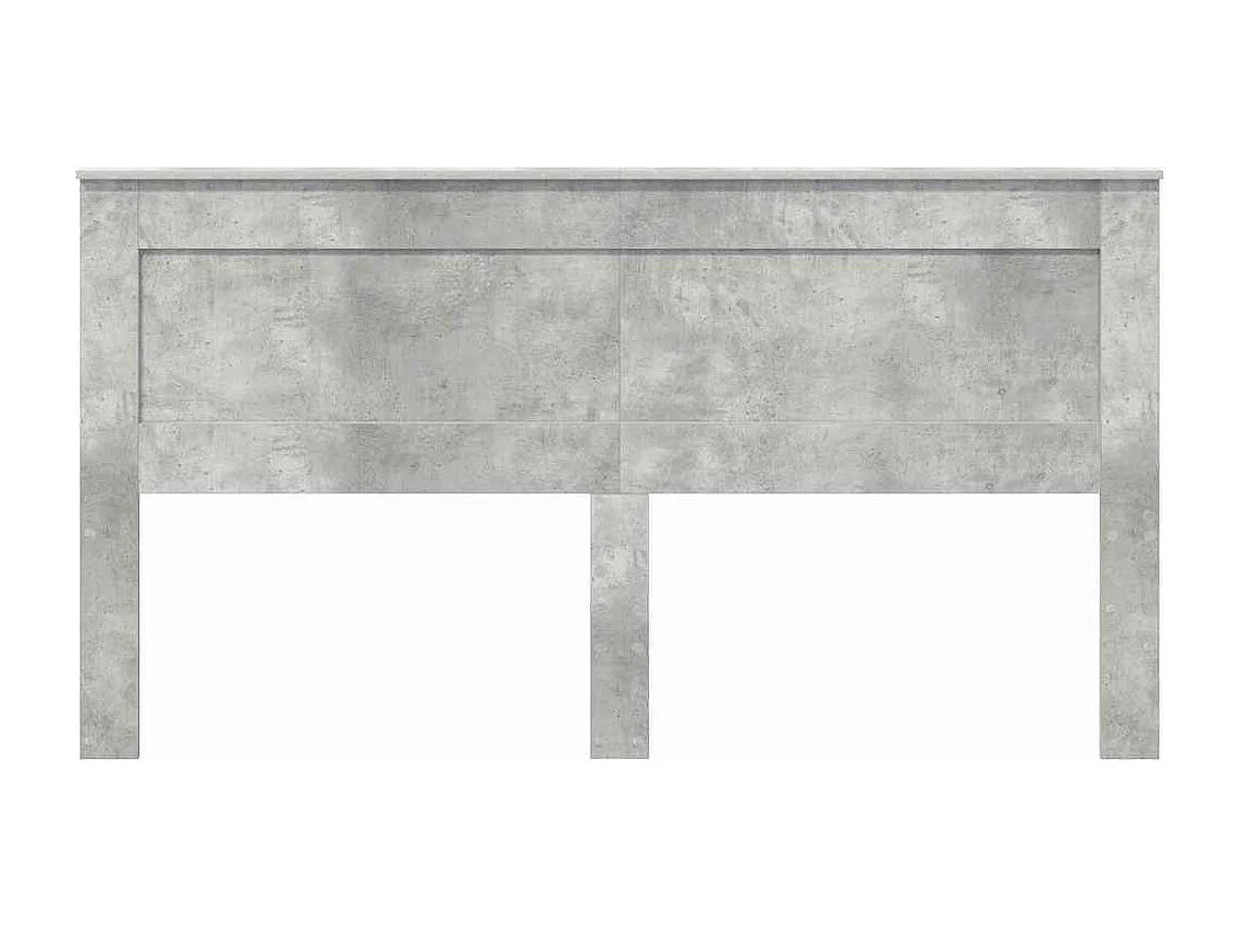 Tête de lit Gris béton 180 cm Bois d'ingénierie
