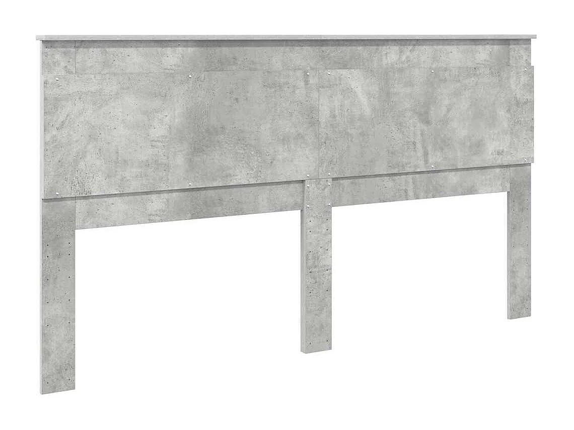 Tête de lit Gris béton 180 cm Bois d'ingénierie