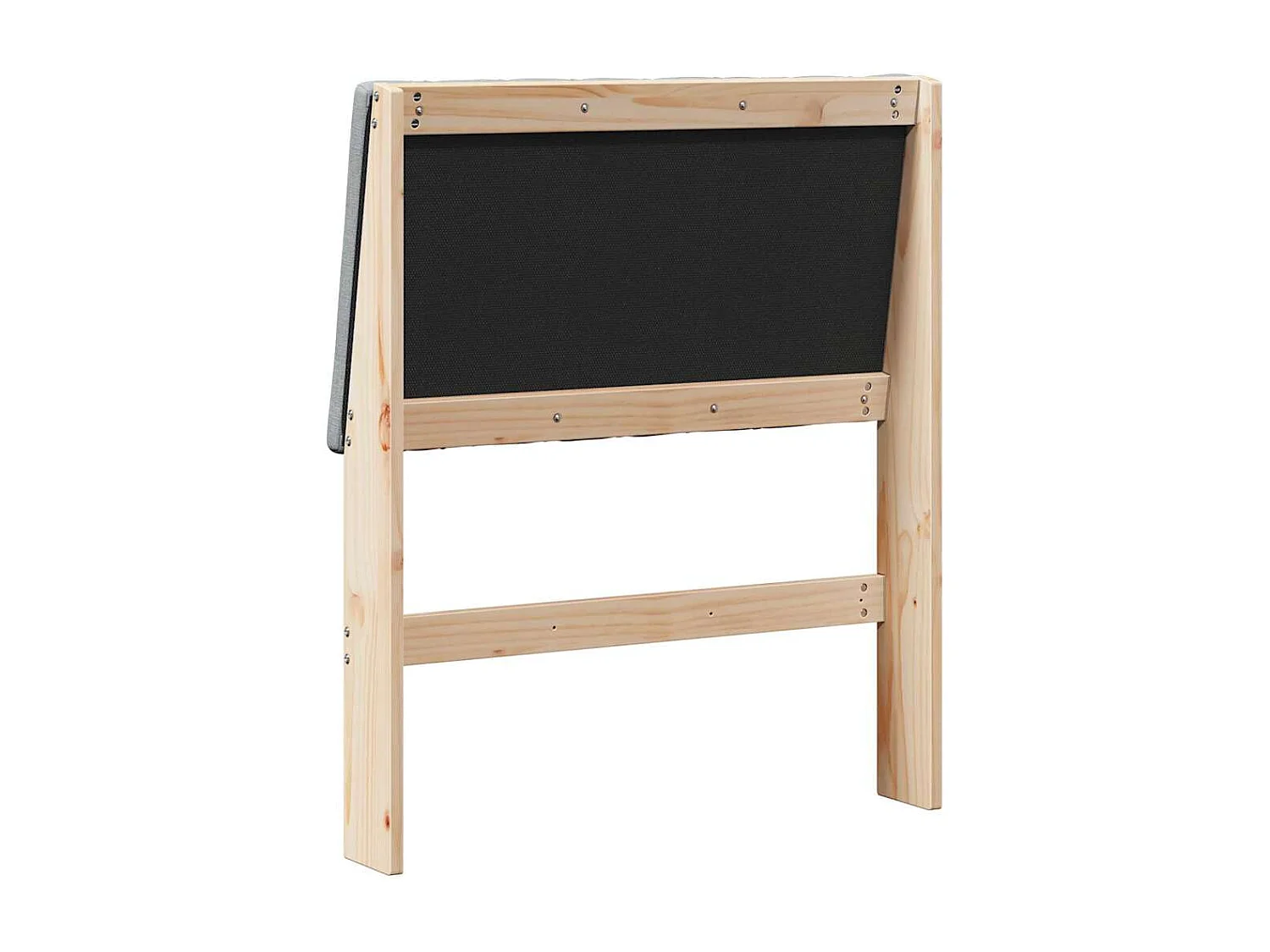 Cabeceira estofada Cinzento-claro 80 cm