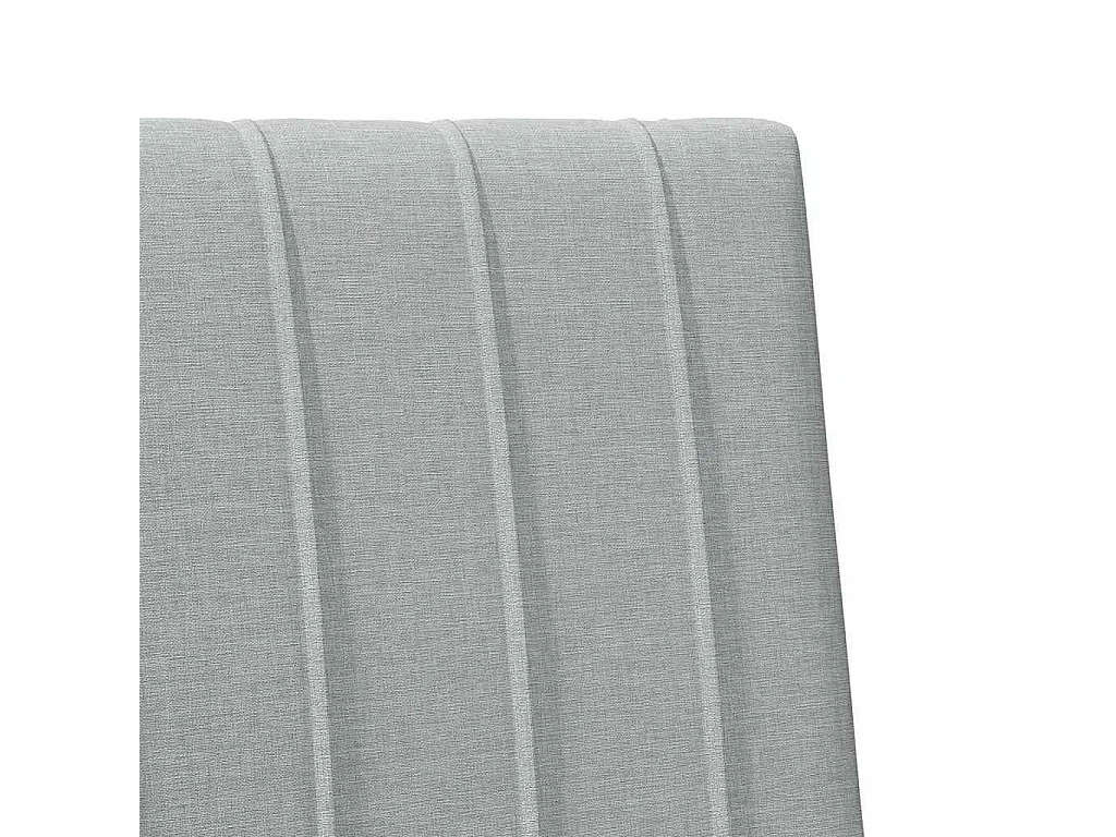 Cabecero tapizado Gris Claro 80 cm Madera de pino macizo
