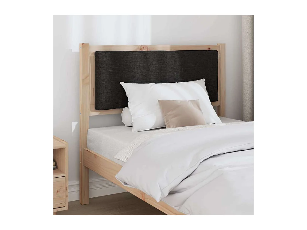 Tête de lit Autre Marron 90 cm Bois massif en pin