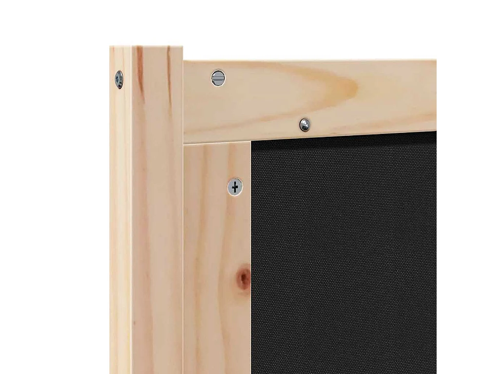 Cabecero Otro Marrón y gris claro 90 cm Madera maciza de pino