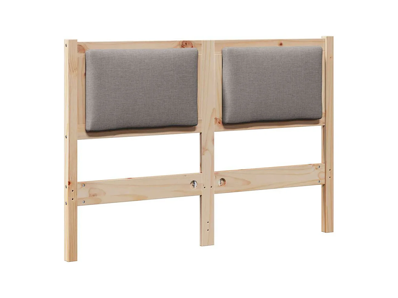 Cabecero Otro Marrón 120 cm Madera maciza de pino