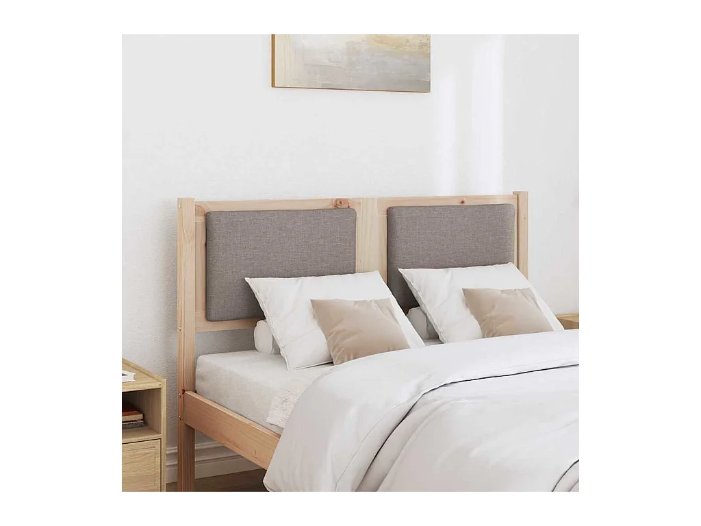 Cabecero Otro Marrón 120 cm Madera maciza de pino