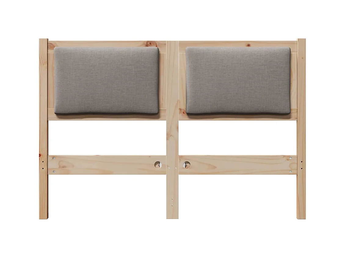 Cabecero Otro Marrón 120 cm Madera maciza de pino