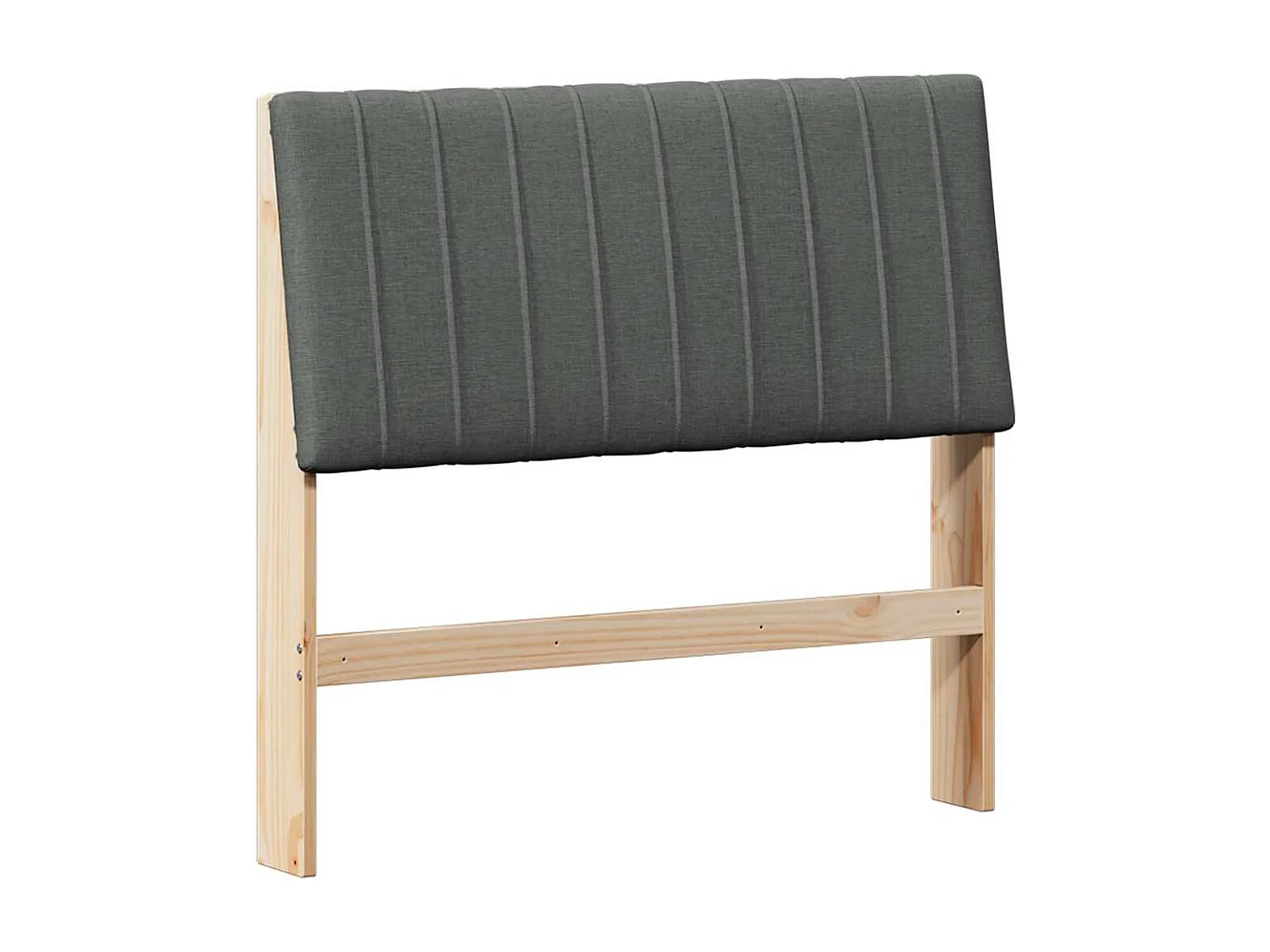 Cabeceira estofada Cinza Escuro 100 cm