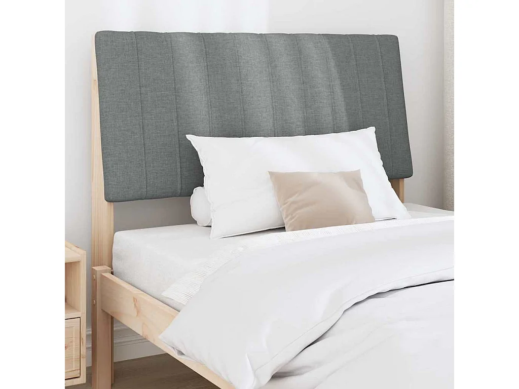 Cabeceira estofada Cinza Escuro 100 cm