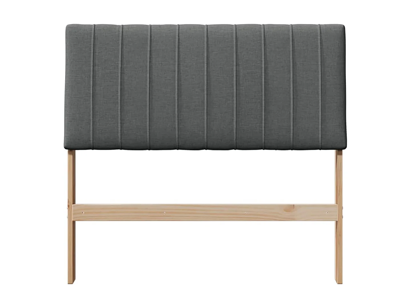 Cabeceira estofada Cinza Escuro 100 cm