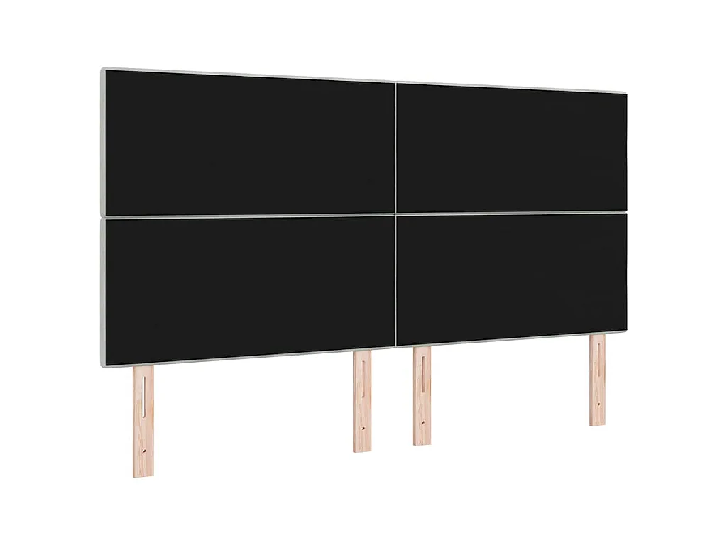 Cabecero Montaje en la pared Gris claro 180 cm Terciopelo