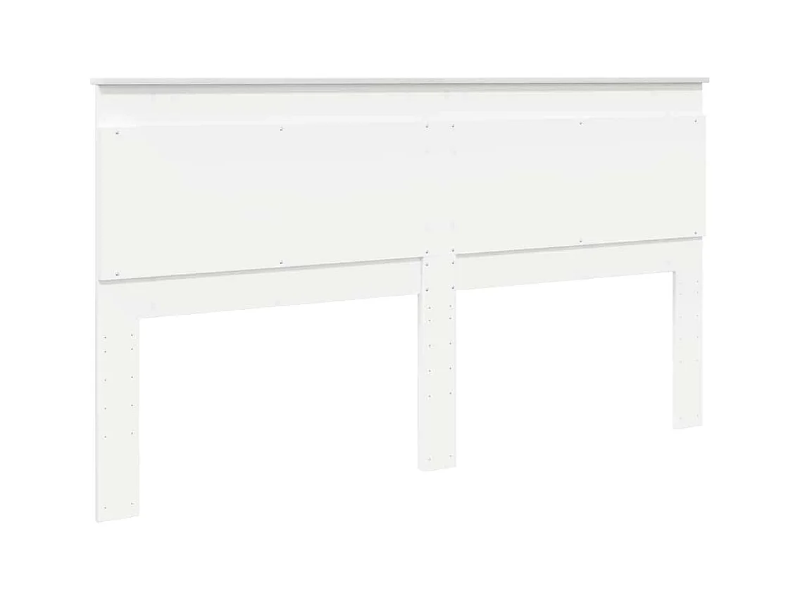 Cabeceira com cabeceira Branco 200 cm Madeira processada