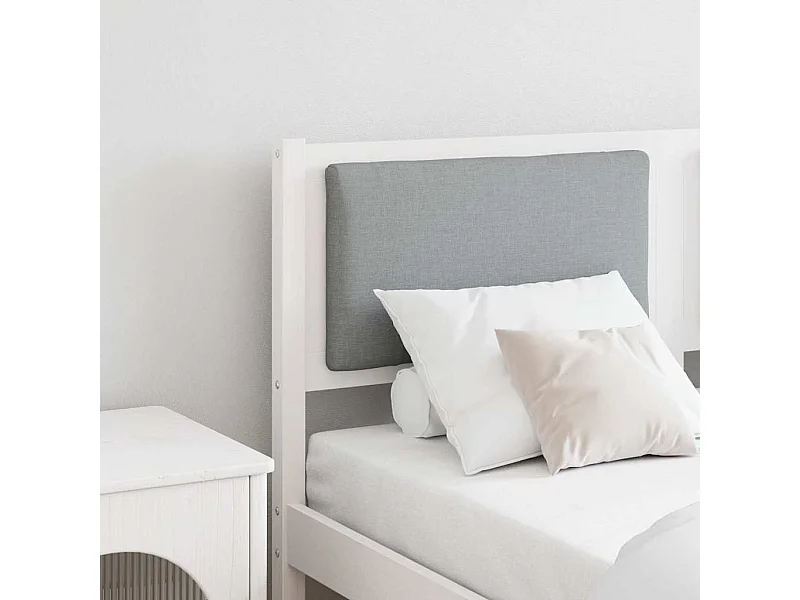 Cabeceira Outros Branco 160 cm Madeira de pinho maciça