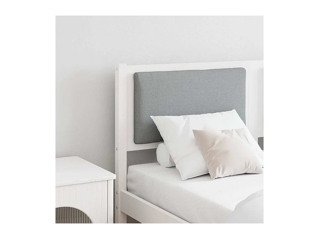 Cabeceira Outros Branco 160 cm Madeira de pinho maciça