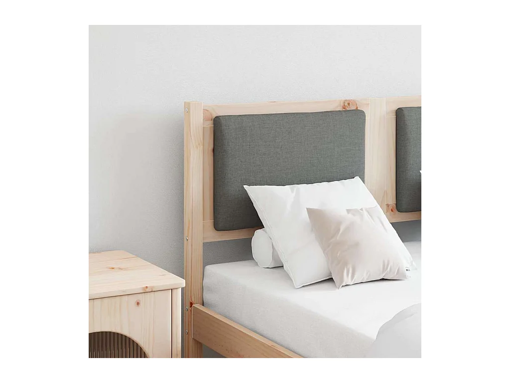 Cabecero Otro Marrón 120 cm Madera maciza de pino