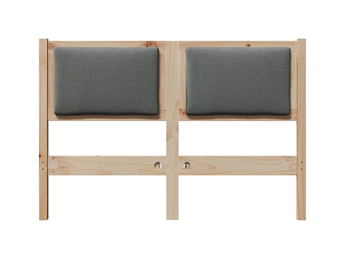 Cabecero Otro Marrón 120 cm Madera maciza de pino